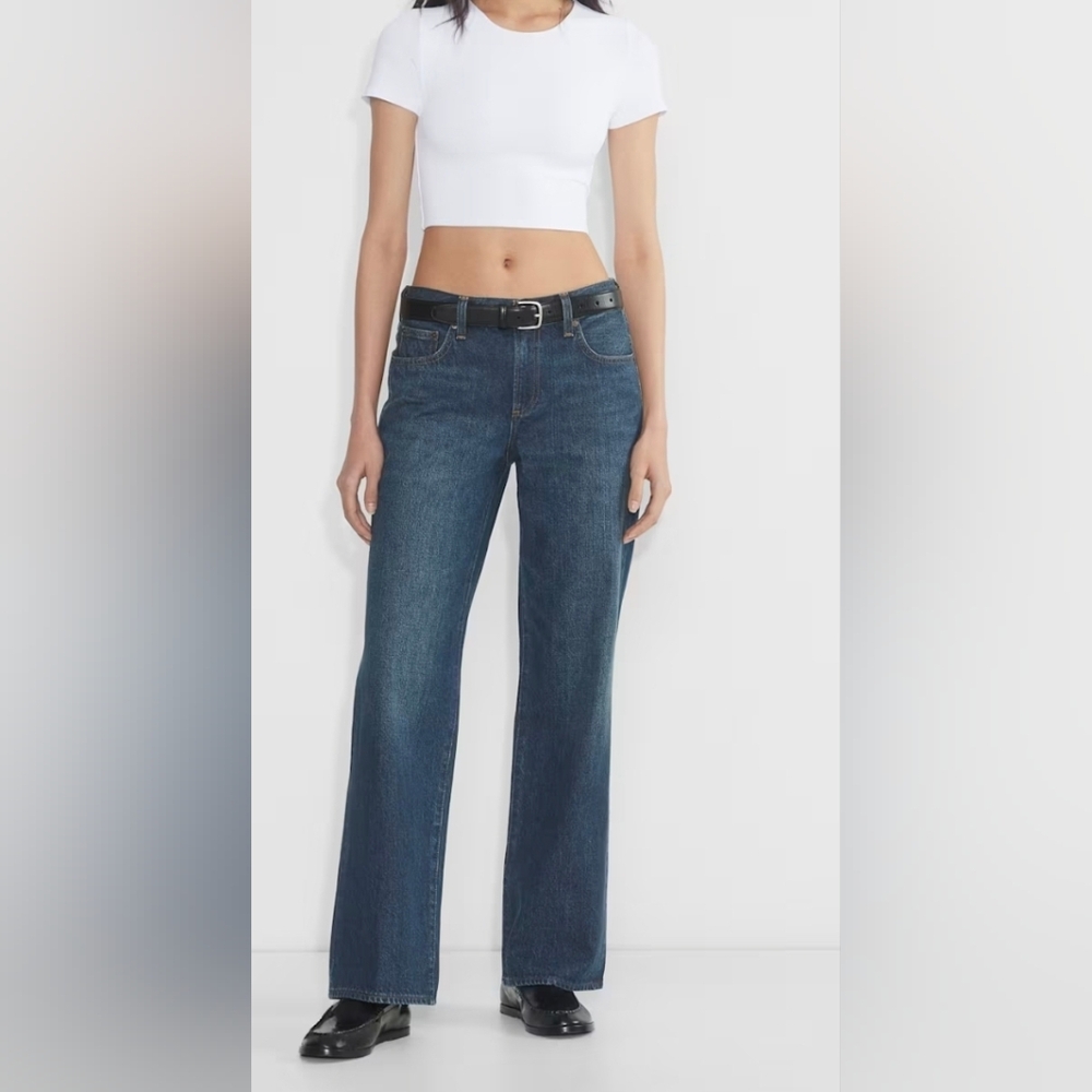 Original Contour Aritzia Crew Cropped T-shirt Sz M Angelcore Preppy Gypsy